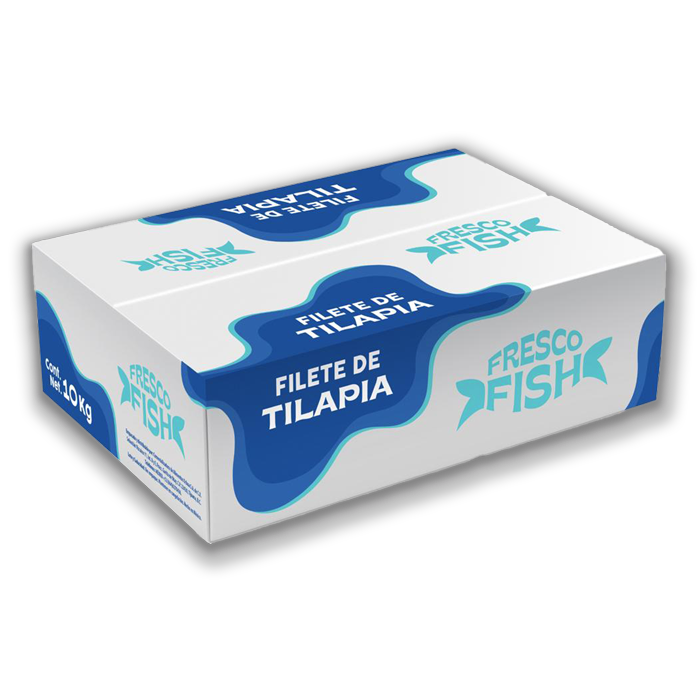 Caja de filete de tilapia