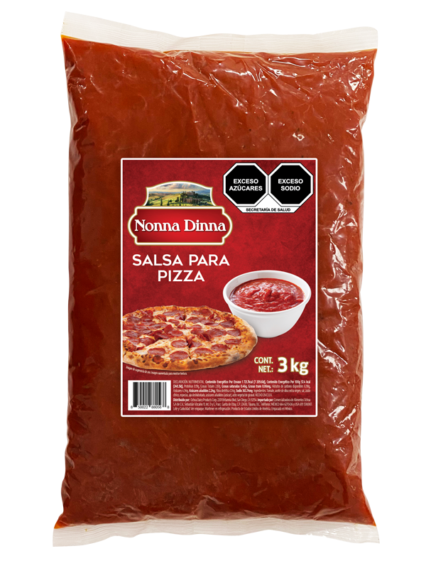 SALSA PARA PIZZA NONNA DINNA 3 kg ALIMENTOS OCHOA