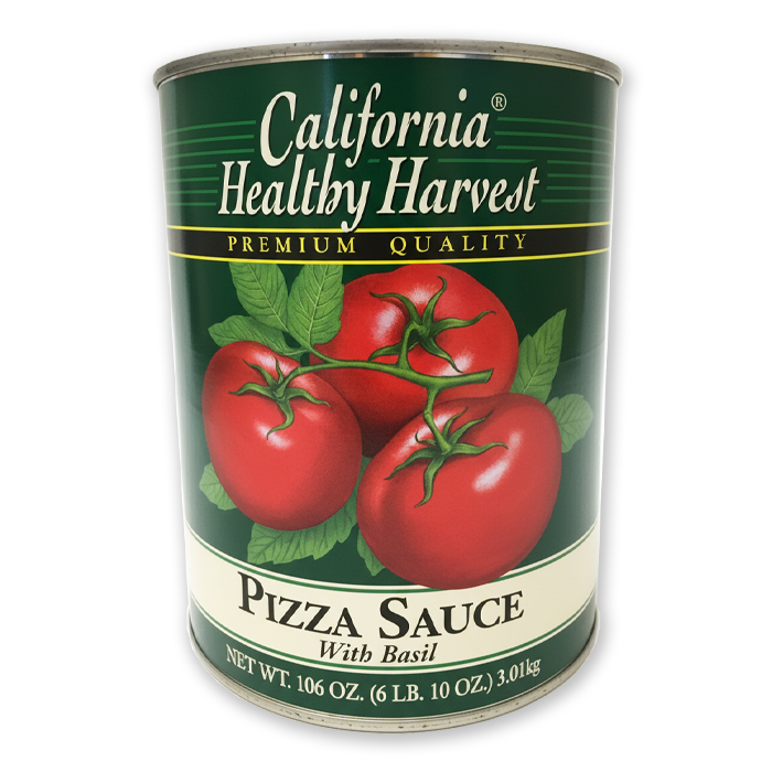 Salsa para Pizza Preparada con Basil California Healthy Harvest