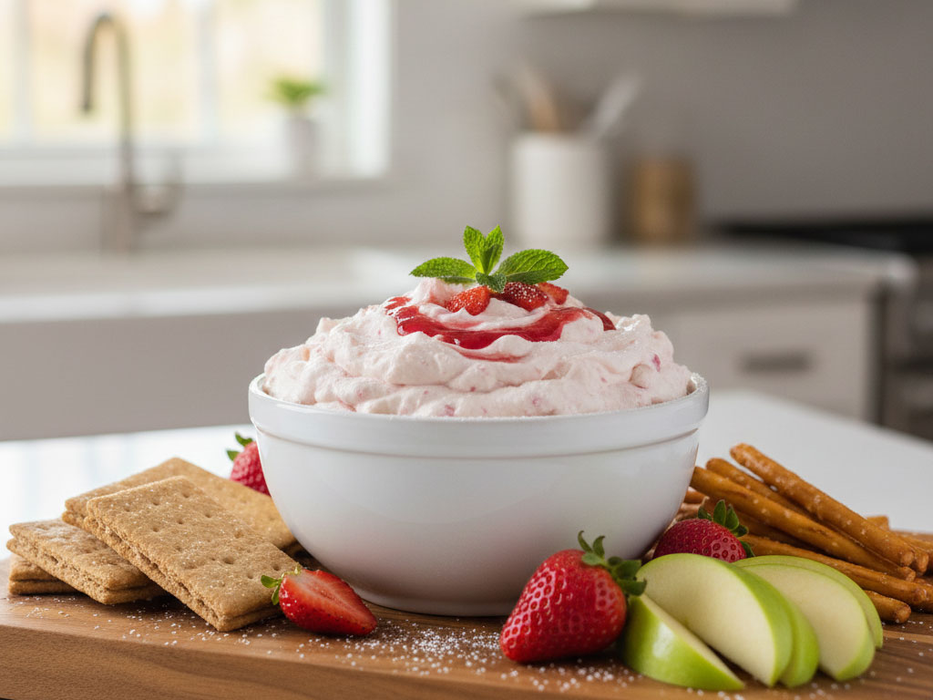 Dip Dulce de Queso Crema y Fresa Alimentos Ochoa