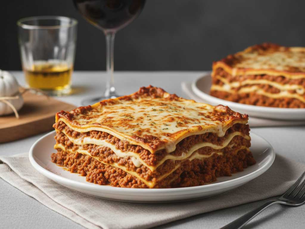 Receta Lasaña Clásica de Carne y Mozzarella Alimentos Ochoa