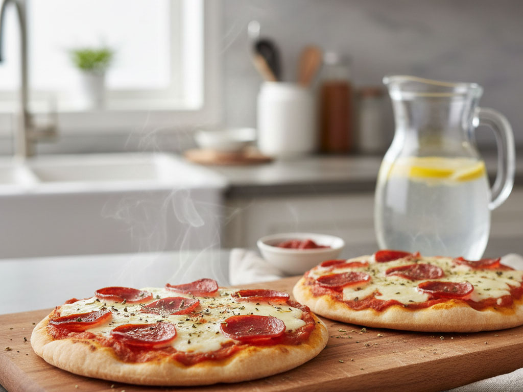 Receta Pizza Rápida en Pan de Pita Alimentos Ochoa